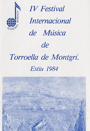 Festival Torroella de Montgrí 1984