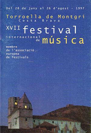 Festival Torroella de Montgrí 1997