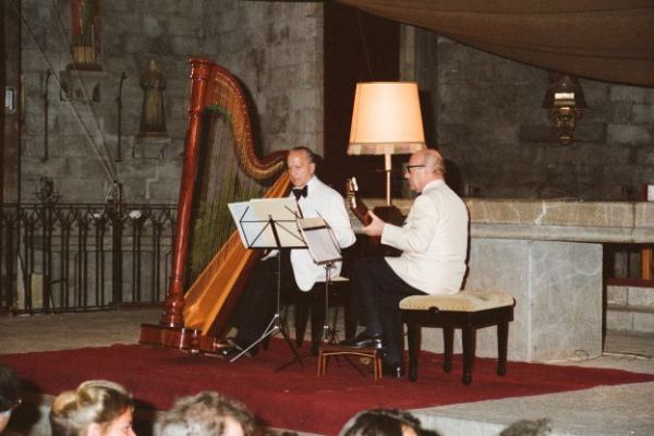 1985 Festival. Narciso Yepes, guitarra_ Nicanor Zabaleta, arpa. Concert homenatge a Xavier Montsalvatge