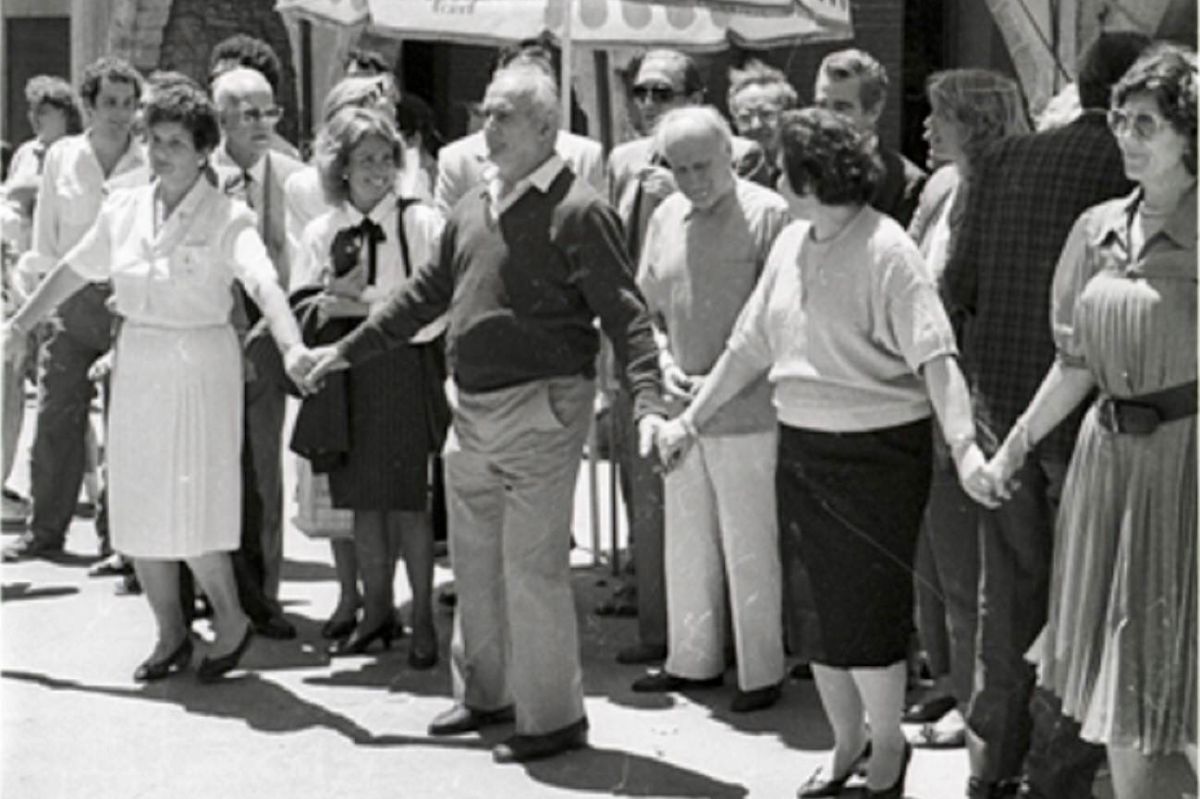 Yehudi Menuhin a Torroella, 1988.