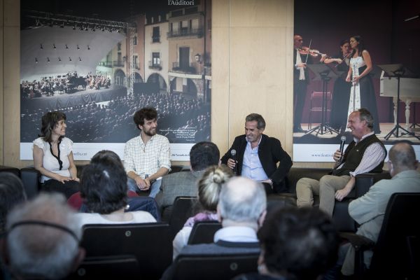 Conversa Joan Vives · Amandine Beyer · Vadym Makarenko · Jordi Sagatal i Pere Alzina