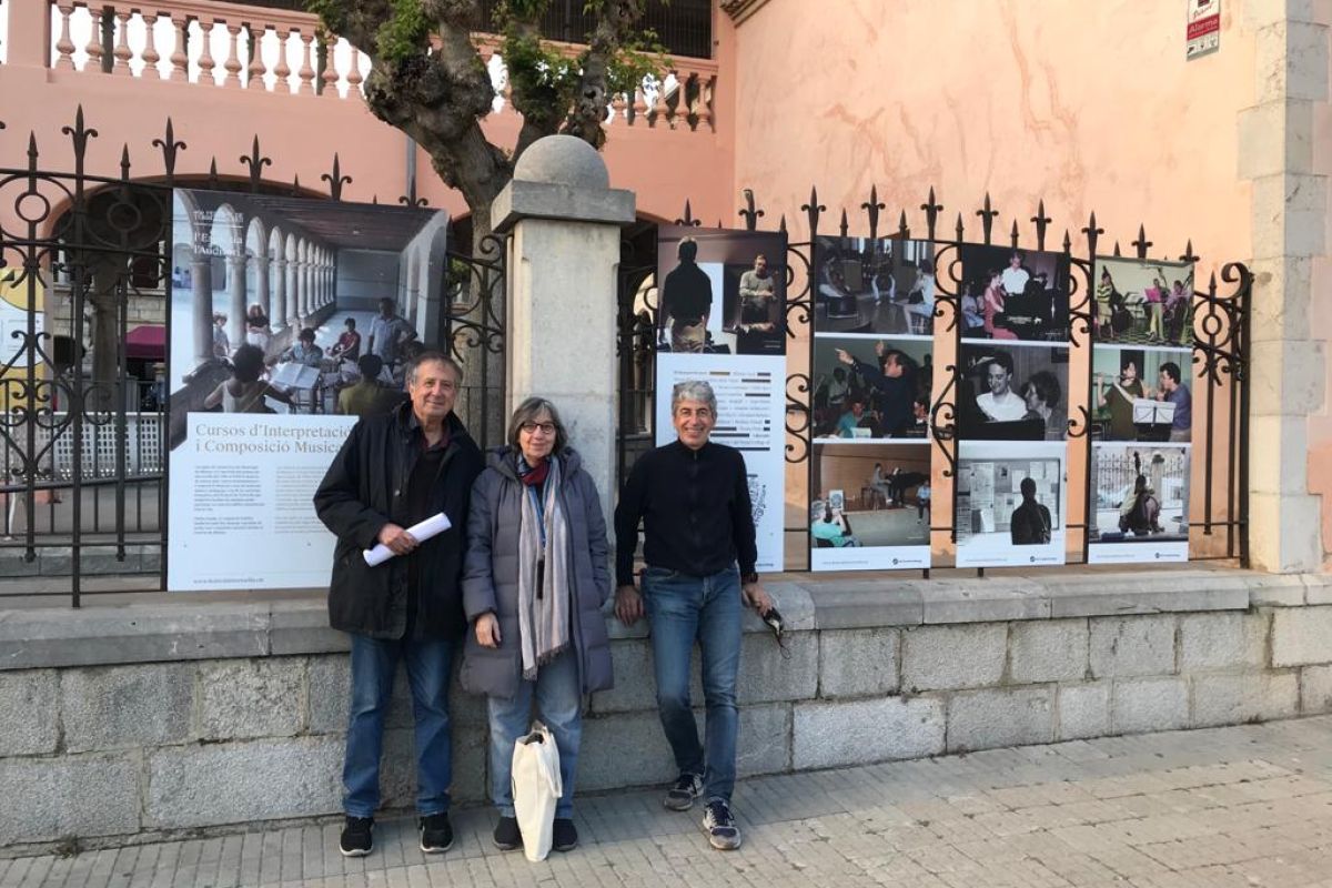 Muntatge circuit exterior : Josep Lloret, Lali Bosch i Genís Tolosa
